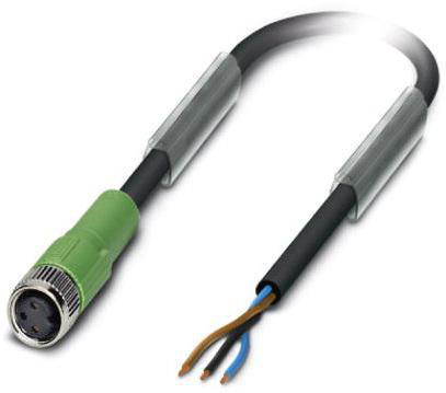 PHOENIX 1669628 CABLE 3P FEMALE 5MTRS STRAIGHT M8 SAC-3P-5-0-PUR-M-8FS