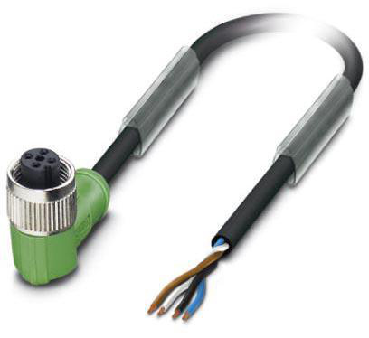 PHOENIX 1668247 SENSOR ACTUATOR CABLE 4POS PUR HALOGEN FREE BLACK 5M