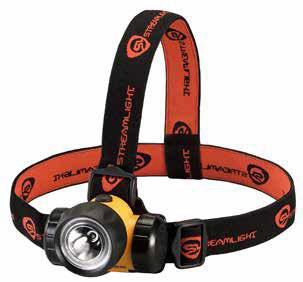 STREAMLIGHT 61200 HEADLAMP HAZ-LO 3AA RUBBER AND ELASTIC STRAPS YELLOW AA BATTERY 61210 OR 61200