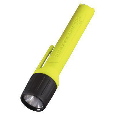 STREAMLIGHT 67101 FLASHLIGHT PRO-POLYMER 2AA HAZ-LO LED YELLOW PUSH BUTTON TAIL SWITCH