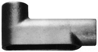 Product image for CROUSE_HINDS LB29 FITTING LB 3/4" MARK9 ALUM BODY ONLY FOR RIGID CONDUIT AND IMC CU FREE ALUMINUM CONDULET