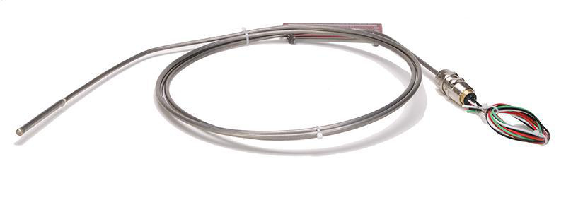 Product image for RTD with 10 ft stainless steel extension wire, CID1 area, -76F - 1100F