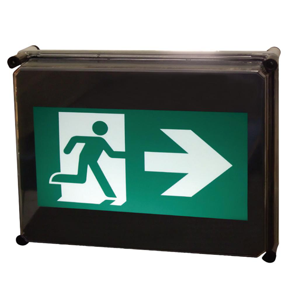 Product image for Exit sign LED 120/347V 14.6" grey