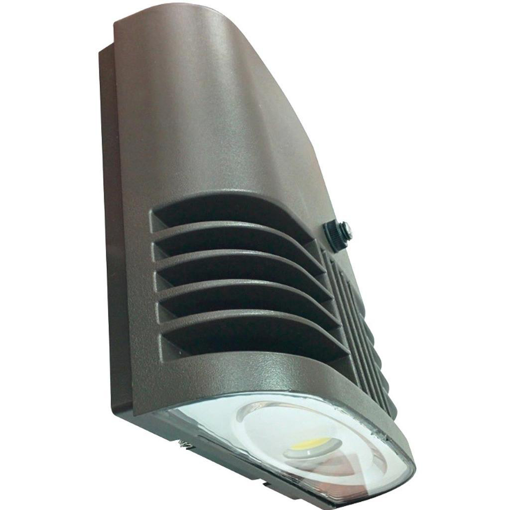 Product image for Wall pack LED 22W 120V 5000K 1830 lumens bronze