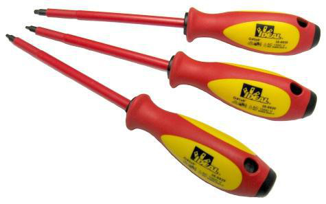 Product image for Screwdriver #2 insulated square drive with 6" shaft