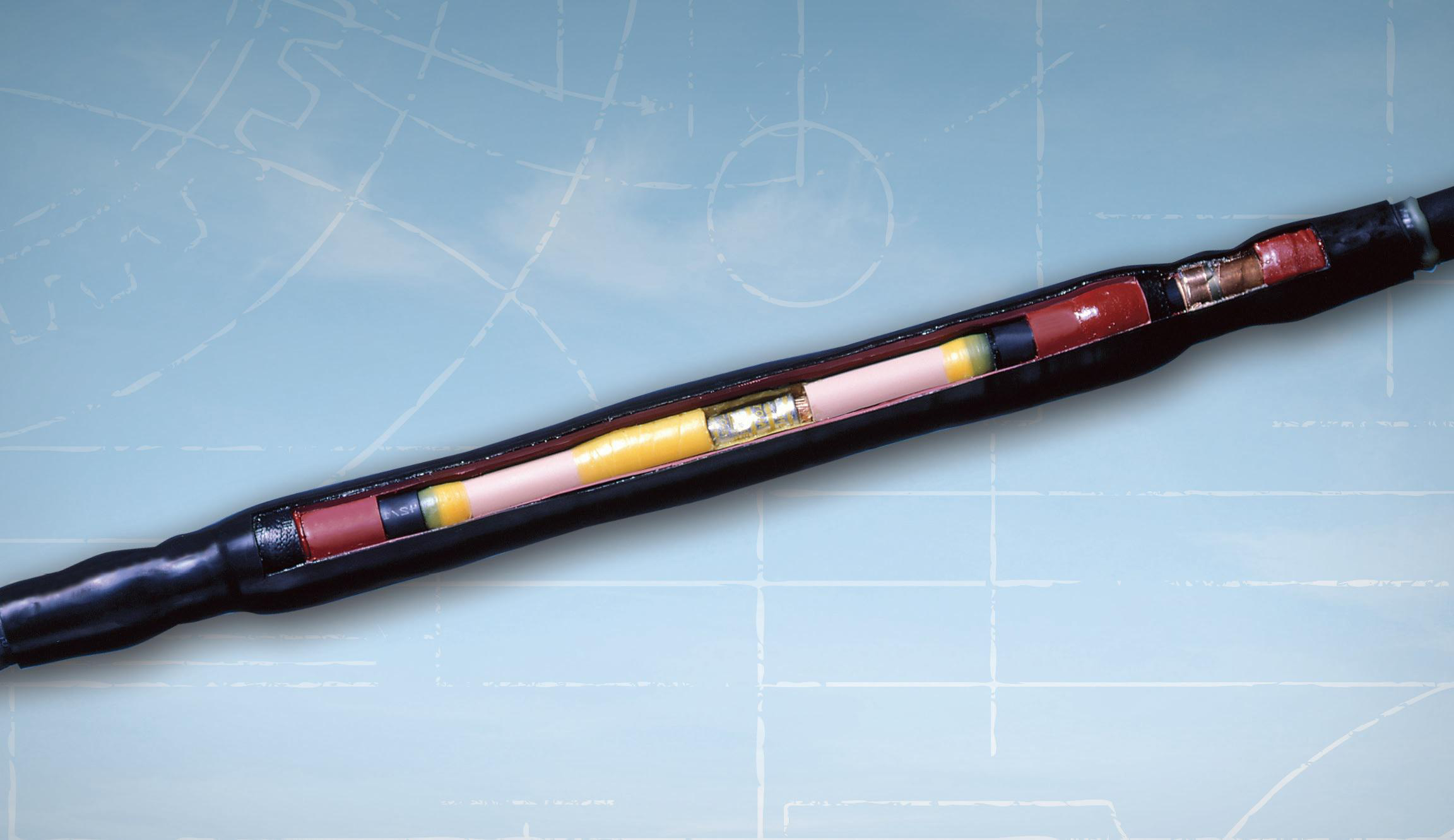 RAYCHEM 986511-000 HVS-1522S HEATSHRINK 15KV CABLE SPLICE #250-350 KCMIL