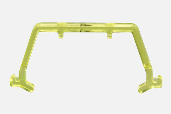 Product image for Marker plate electrical warning 1P yellow 5mm 10pk