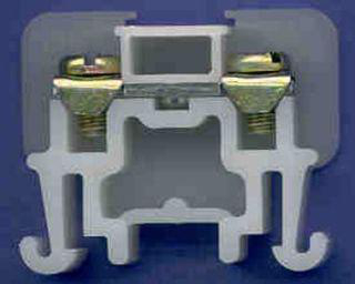 Product image for Block terminal #6 screw 22-14AWG 25A 300V white