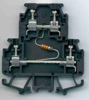 Product image for Block terminal resistor 62kO black