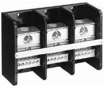 Product image for Power distribution and splicer block 3P alum