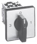 Product image for Switch control & load IEC base/DIN mount 1-pole 0-1-2-3 90..... ammeter 12A