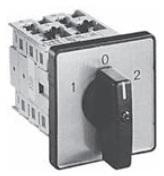 Product image for Switch control & load IEC front/door mount 1-pole 1-0-2 45..... change-over 40A