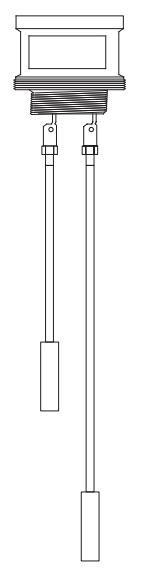 Product image for Probe fitting two bronze 250psi 2"thread