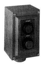Product image for Station control pushbutton heavy-duty bootless