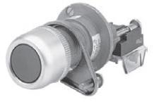 Product image for Pushbutton 2NO standard barrel flush head green