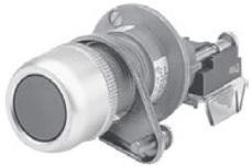 Product image for Pushbutton 1NO-1NC standard barrel flush head orange