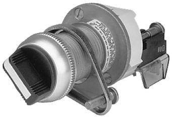 Product image for Switch selector 2NO-2NC spring return from both KC7-cam