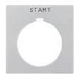 Product image for Plate legend A COUPS NEMA-4/4X white