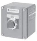 Product image for Station pushbutton aluminium 2-operator 1NO-1NC momentary