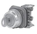 Product image for Pushbutton cylinder lock-OUT 1NO-1NC dead bolt A standard head E120-key