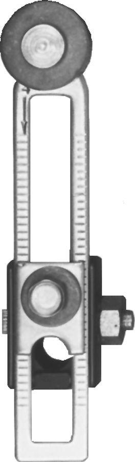 Product image for Operating Lever Adjustable, 1.19 to 3.0 In, Roller On Front