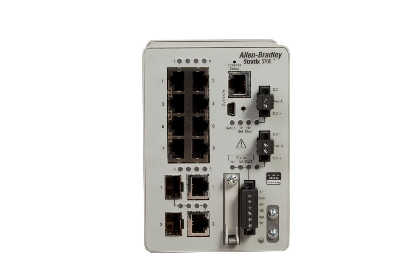Product image for ABRA 1783-BMS10CGL SWITCH 10PORT 5700 STRATIX PORT MANAGED