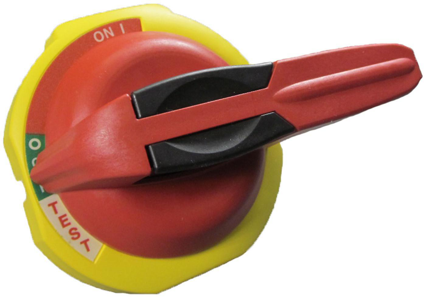 ABRA 194R-PYT ROTARY DOOR HANDLE RED YELLOW