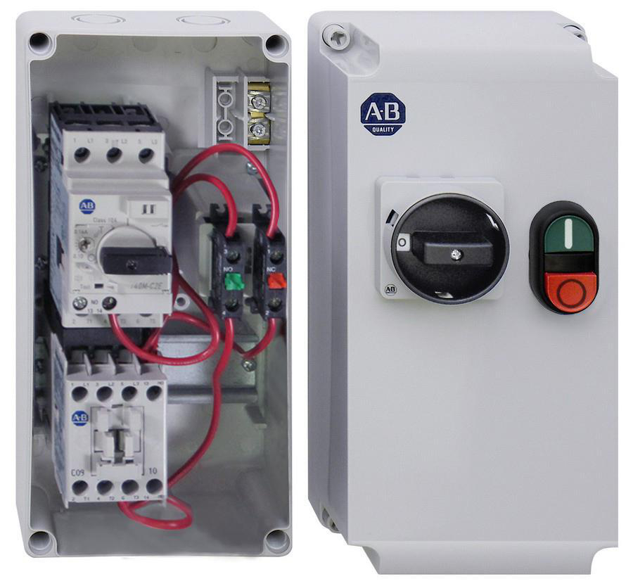 Product image for Enclosed 10 - 16 A C Comb DOL Starter