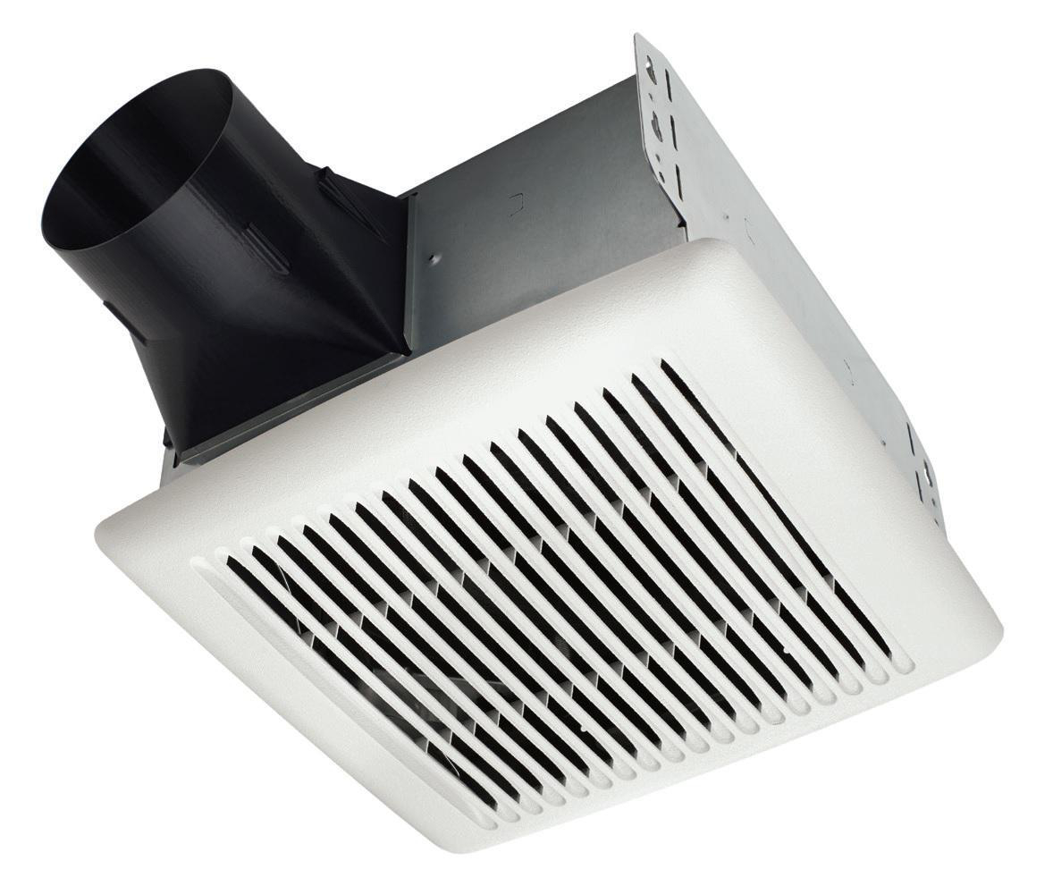 BROAN AE50110DCF BATH FAN FLEX DC SELECTABLE CFM 50-80-110CFM F-PACK 4 FAN ONLY