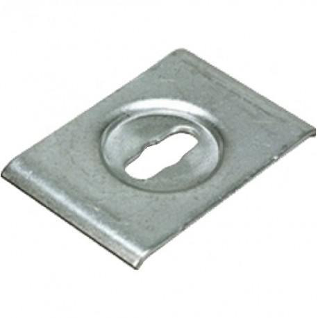 Product image for CABLOFIL CE40EZ WASHER 2" SQUARE SPLICE ZINC 25PCS PER BAG