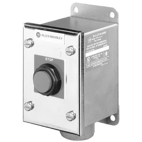 Product image for Station assembled 2 bootless push button START STOP