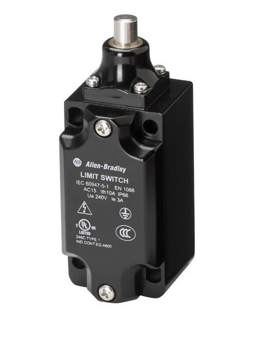 Product image for ABRA 802K-MDPB22B LIMIT SWITCH NON-SAFETY DOME PLUNGER 2 NC/ 2 NO BREAK BEFORE MAKE 20MM CONDUIT