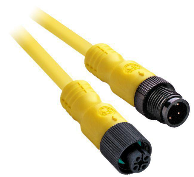 Product image for Cordset DC micro 90.. female 4-pin 18AWG yellow 2m