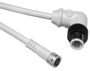 Product image for Patchcord 24AWG female/male straight yellow 1m