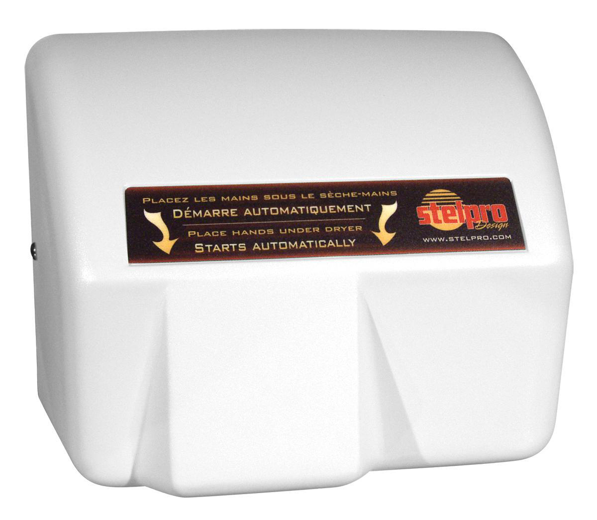 Product image for Hand dryer AUTOSTART 2000W 208V White lexan
