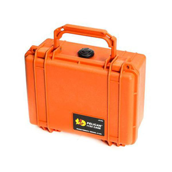 Product image for Case crush/dust proof w/foam orange 9.44x7.8x4.29"