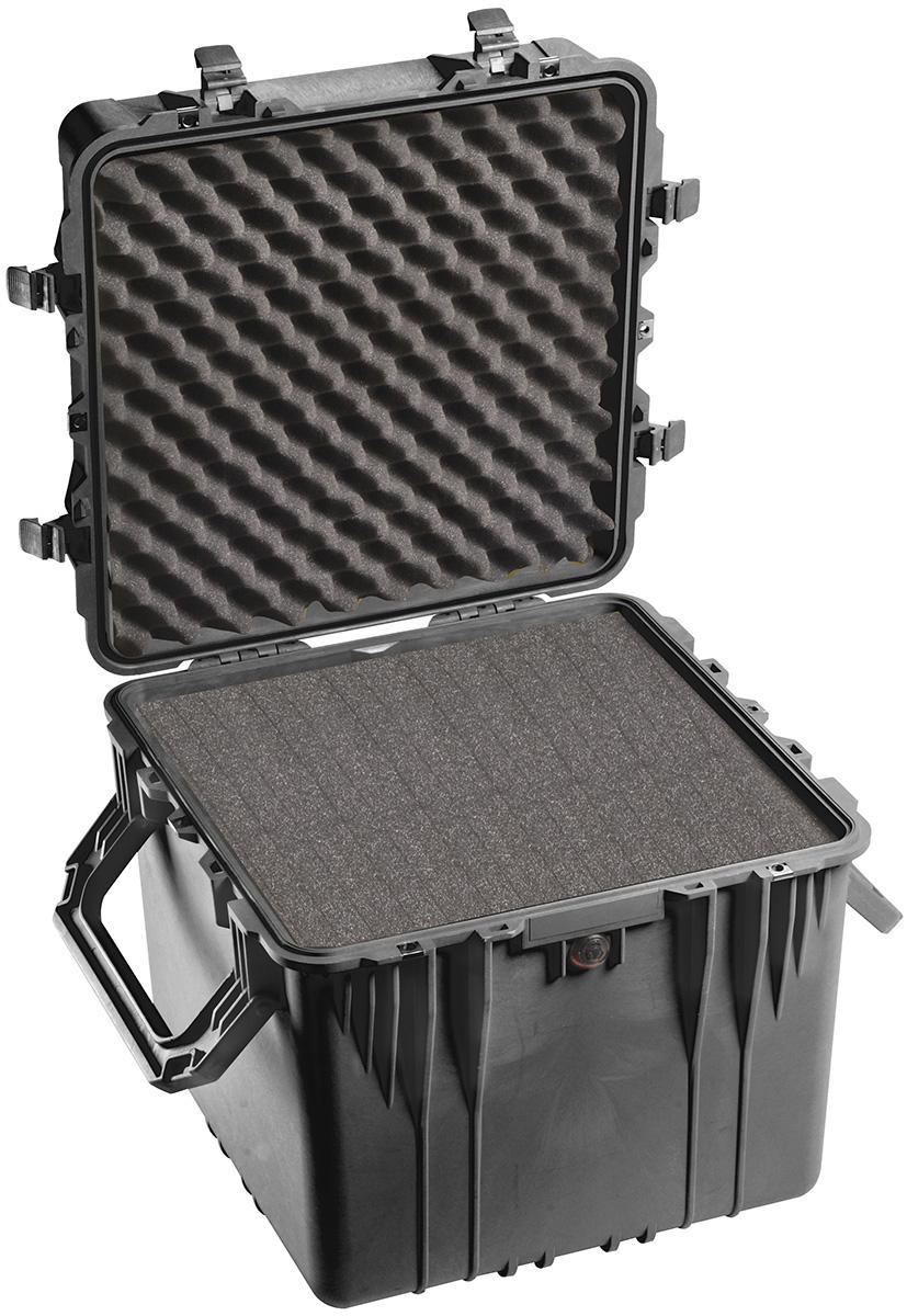 Product image for Case cube crush/dust proof w/foam black 20x20x20"