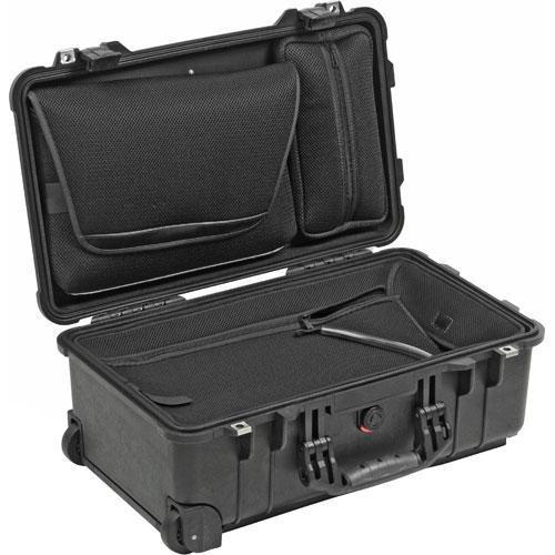 Product image for Case carry on laptop overnight crush/dust proof w/foam black 22x13.81x9"