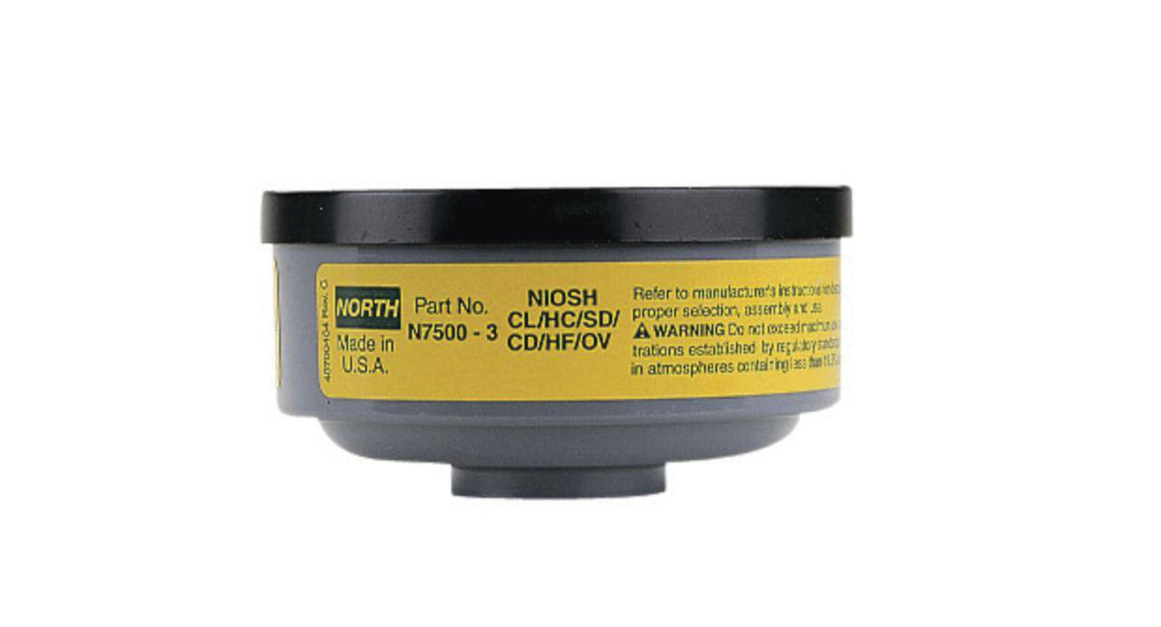 PRODUITS DE SECURITE NORTH N75003L CARTOUCHE VAPEURS ORGANIQUES/GAZ ACIDES