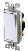 Product image for Switch Decora rocker 1pole 120/277V 15A almond