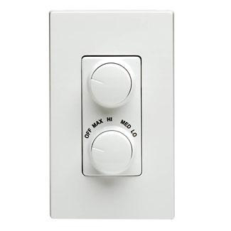 Product image for Dimmer rotary IllumaTech 300w 120v 1pole white
