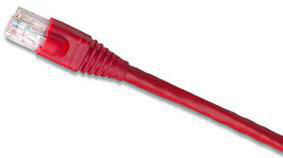 Product image for Cord patch standard CAT-6 UTP red 3'