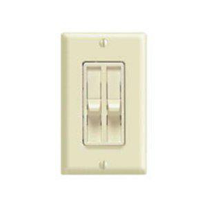 Product image for Dimmer slide electro-mechanical 1-pole 120V 300W white
