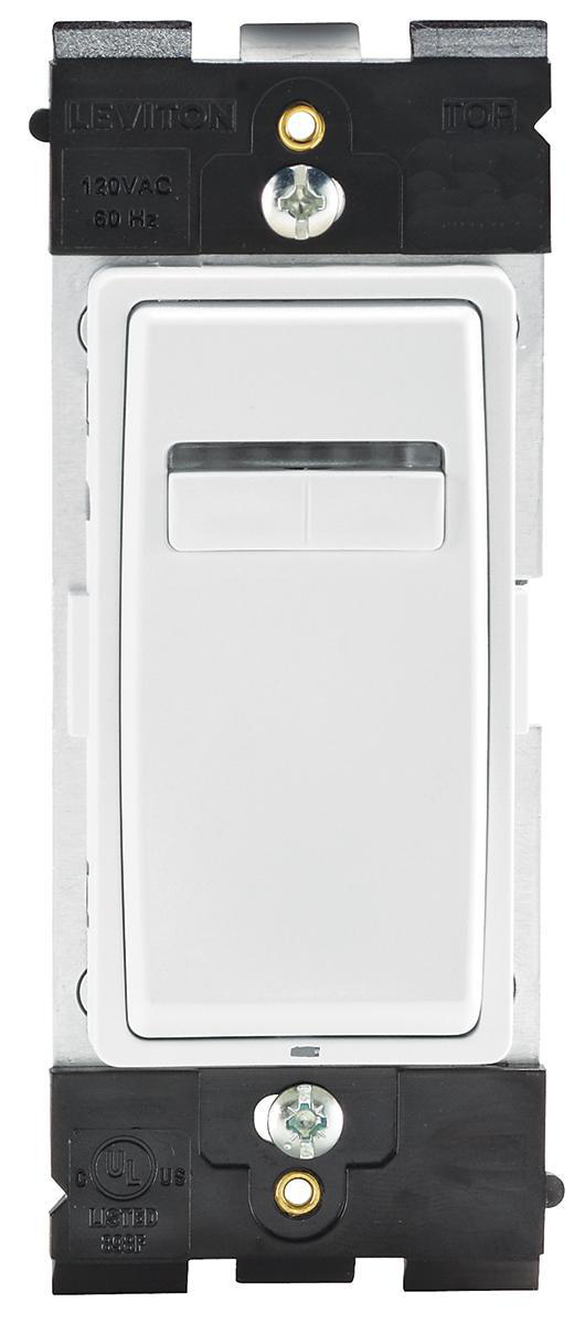Product image for Dimmer universal 1-pole 120V 600W white-on-white