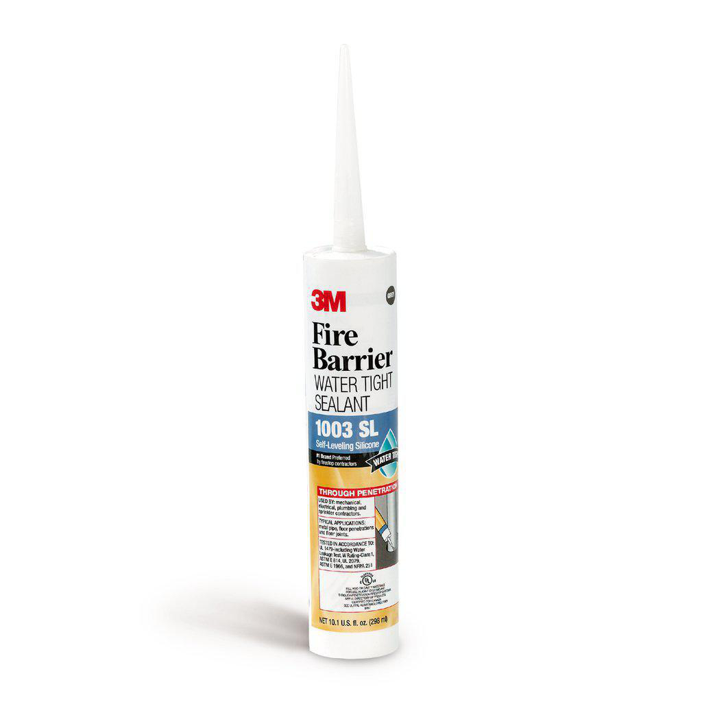 Product image for Sealant fire barrier water tight lt grey 10.1oz