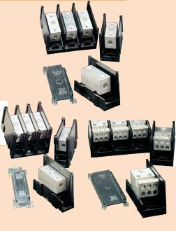 Product image for Distribution block alu 185a 3p 2/0-#14 #4-14