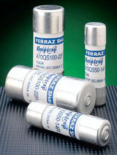 Product image for MERSEN A70QS25-14F FUSE F101 25A 14X51 700VAC 650VDC SEMICONDUCTOR FORM101 F OL & SCP 150D-C MAX TEMP SNAPIN