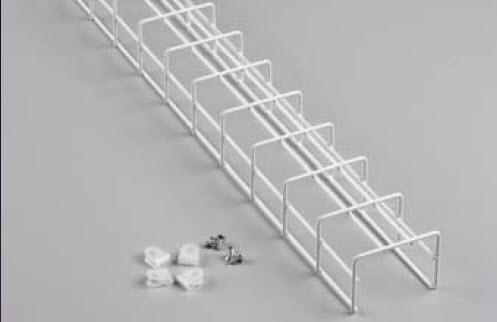 Product image for Wire guard strip T5 metal 46in white