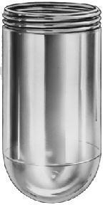 Product image for Vapourtight globe clear 100W max 3 1/2in