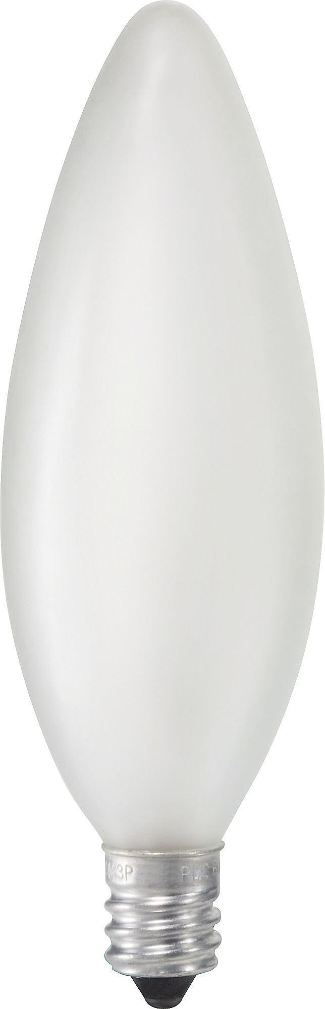 Product image for Lamp incandescent B10.5 25W E12 120V frosted